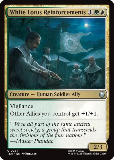 White Lotus Reinforcements (Avatar: The Last Airbender) Near Mint - Nick Nack's Full Frontal Attack