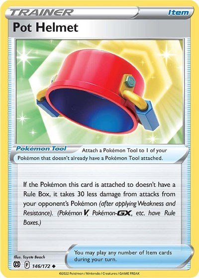 Pot Helmet (SWSH09: Brilliant Stars) Near Mint - Nick Nack's Full Frontal Attack