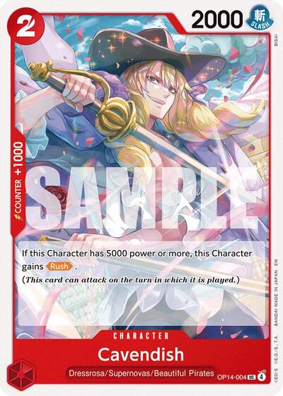 Cavendish (The Azure Sea's Seven) Near Mint - Nick Nack's Full Frontal Attack