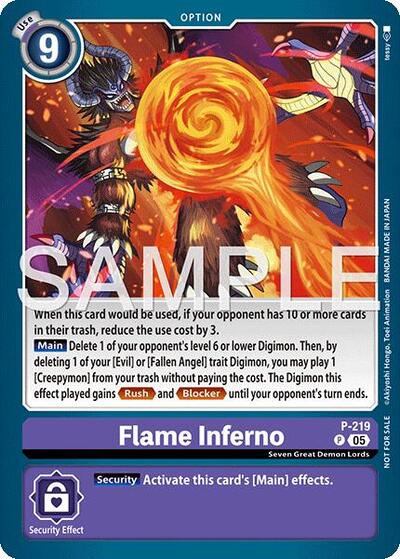 Flame Inferno (Official Store Tournament 2026 Vol. 1) (Digimon Promotion Cards) Near Mint - Nick Nack's Full Frontal Attack