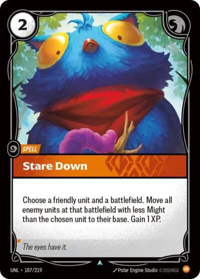Stare Down (Unleashed) Near Mint