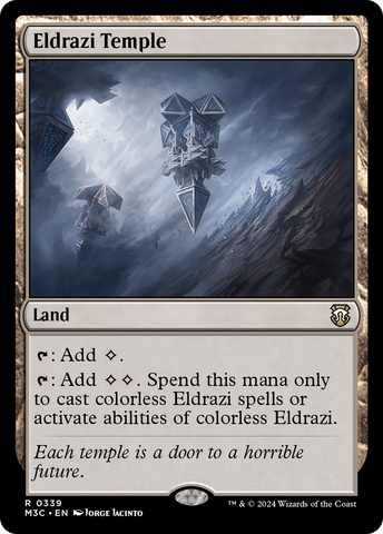 Eldrazi Temple (Ripple Foil) [Modern Horizons 3 Commander]