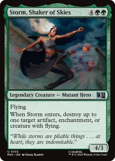Storm, Shaker of Skies (Commander: Marvel Super Heroes) Near Mint