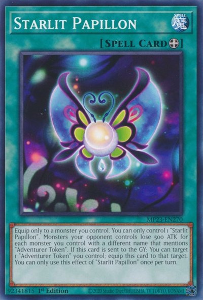 Starlit Papillon (25th Anniversary Tin: Dueling Heroes Mega Pack) Light Play 1st Edition