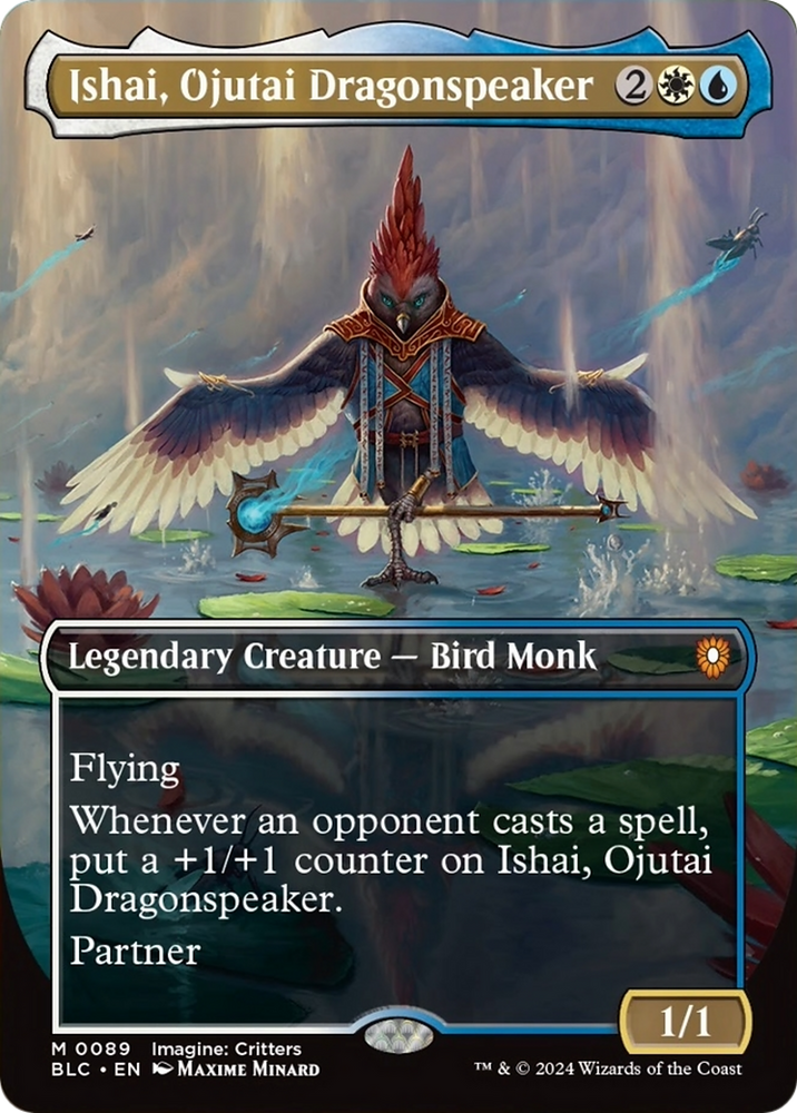 Ishai, Ojutai Dragonspeaker (Borderless) [Bloomburrow Commander]
