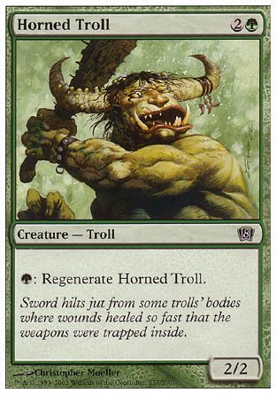 Horned Troll (8th Edition) Near Mint - Nick Nack's Full Frontal Attack