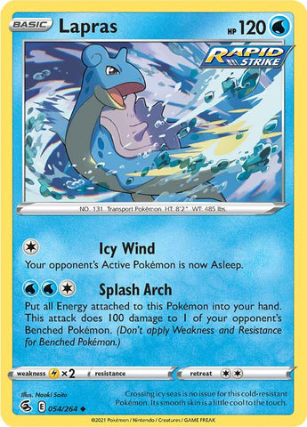 Lapras (054/264) [Espada y escudo: Golpe de fusión] 