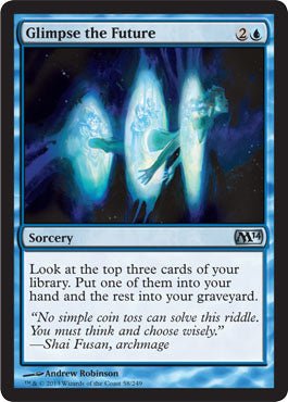 Glimpse the Future (Magic 2014 Core Set) Near Mint - Nick Nack's Full Frontal Attack