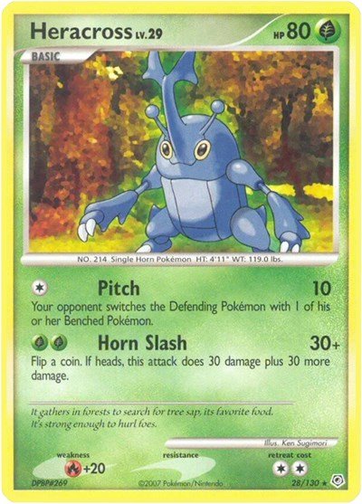 Heracross (Diamond and Pearl) Light Play - Nick Nack's Full Frontal Attack