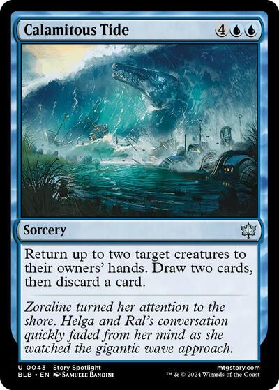 Calamitous Tide (Bloomburrow) Near Mint