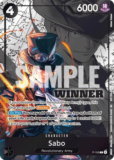 Sabo (Winner Pack 2026 Vol. 2) (One Piece Promotion Cards) Near Mint Foil