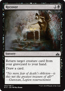 Recover (Rivals of Ixalan) Near Mint - Nick Nack's Full Frontal Attack