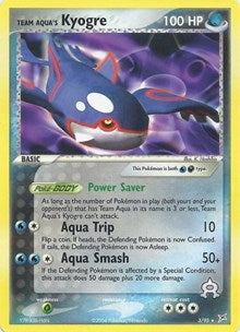 Team Aqua's Kyogre - 3/95 (EX Team Magma vs Team Aqua) (Deck Exclusives) Light Play