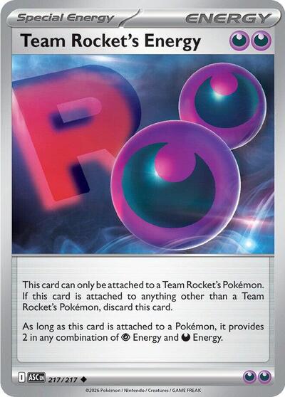 Team Rocket's Energy (ME: Ascended Heroes) Near Mint - Nick Nack's Full Frontal Attack