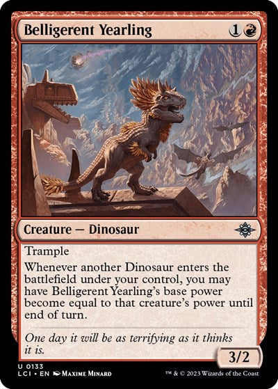 Belligerent Yearling (The Lost Caverns of Ixalan) Near Mint