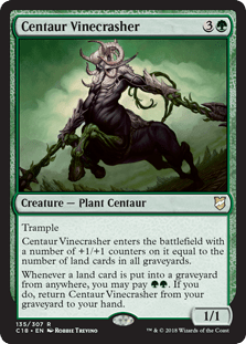 Centaur Vinecrasher (Commander 2018) Near Mint - Nick Nack's Full Frontal Attack