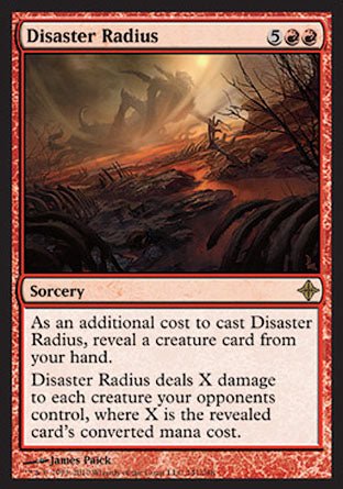 Disaster Radius (Rise of the Eldrazi) Near Mint - Nick Nack's Full Frontal Attack