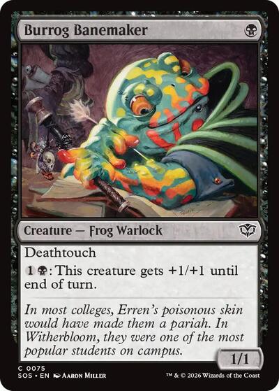 Burrog Banemaker (Secrets of Strixhaven) Near Mint Foil