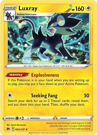 Luxray (44) (Crown Zenith) Near Mint