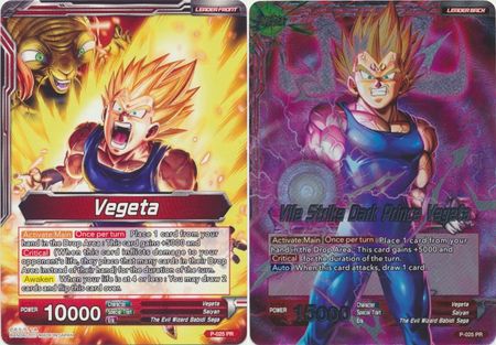 Vegeta // Vile Strike Dark Prince Vegeta (P-025) [Cartes de promotion] 