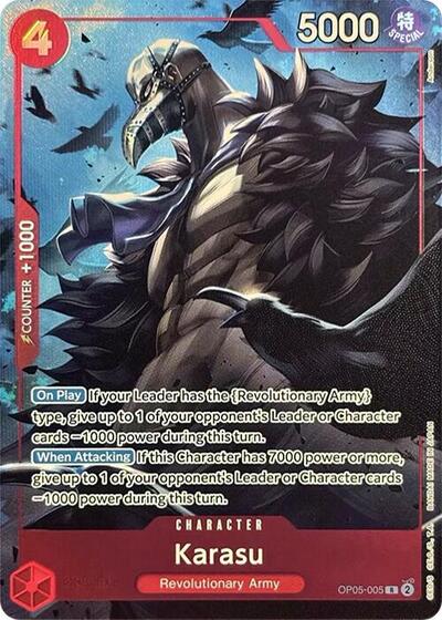Karasu (Premium Card Collection -Best Selection Vol. 2-) (One Piece Promotion Cards) Near Mint Foil