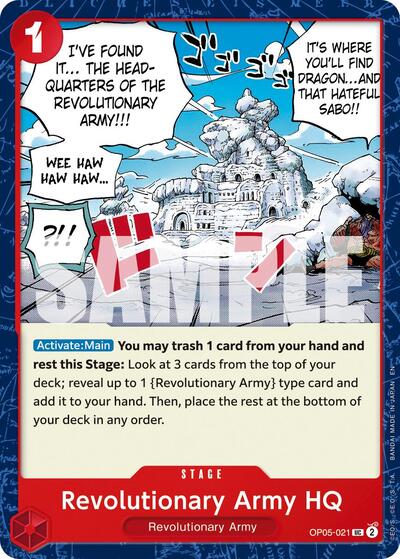Revolutionary Army HQ (Reprint) (Premium Booster - The Best - Vol. 2) Near Mint - Nick Nack's Full Frontal Attack