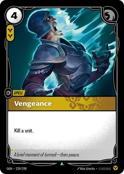 Vengeance (Origins) Near Mint - Nick Nack's Full Frontal Attack