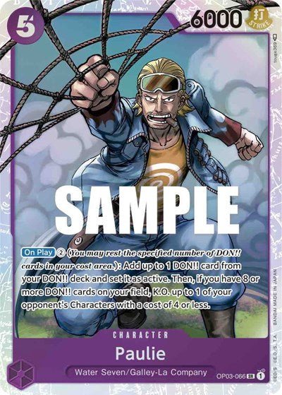 Paulie (Pillars of Strength) Near Mint Foil - Nick Nack's Full Frontal Attack