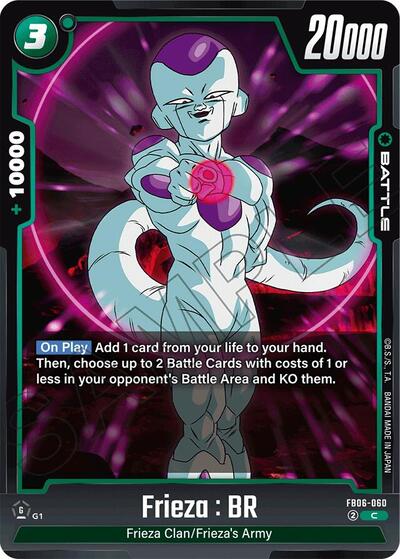 Frieza : BR (Rivals Clash) Near Mint - Nick Nack's Full Frontal Attack