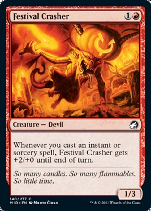 Festival Crasher (Innistrad: Midnight Hunt) Near Mint - Nick Nack's Full Frontal Attack