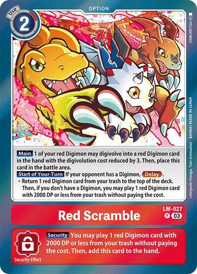 Red Scramble (Special Limited Set) Near Mint Foil