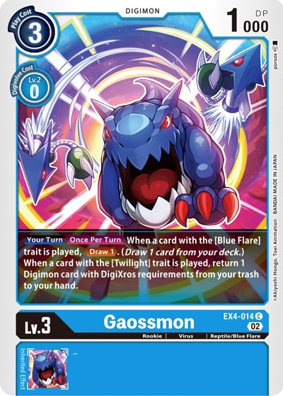 Gaossmon (Alternative Being Booster) Near Mint