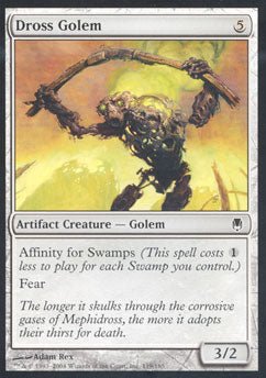 Dross Golem (Darksteel) Light Play - Nick Nack's Full Frontal Attack