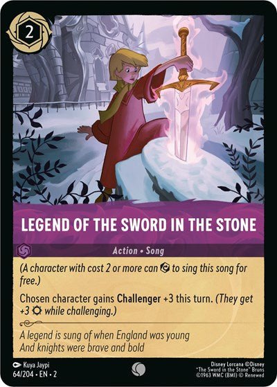 Legend of the Sword in the Stone (Rise of the Floodborn) Near Mint - Nick Nack's Full Frontal Attack