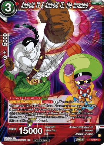 Android 14 & Android 15, the Invaders (Zenkai Series Tournament Pack Vol.2) (P-439) [Tournament Promotion Cards]