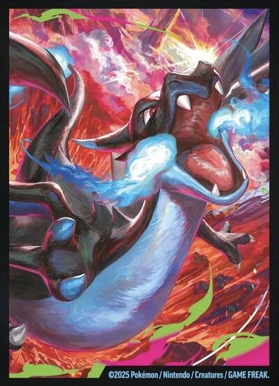 Pokemon TCG: Ultra Premium Collection Card Sleeves Mega Charizard X (65-Pack)