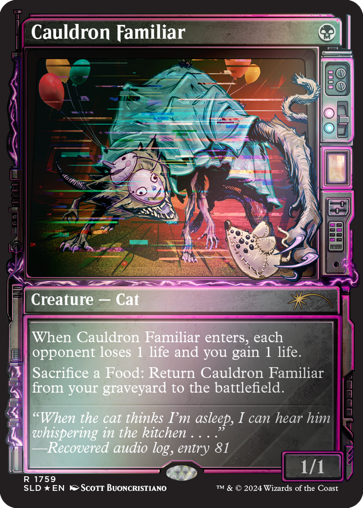 Cauldron Familiar (Rainbow Foil) [Secret Lair Drop Series]