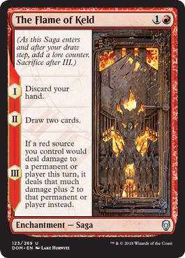 The Flame of Keld (Dominaria) Near Mint - Nick Nack's Full Frontal Attack
