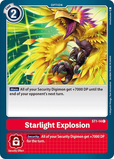 Starlight Explosion (Starter Deck 01: Gaia Red) Near Mint