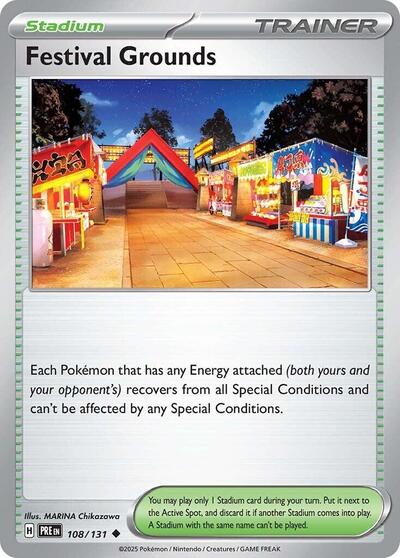 Festival Grounds (SV: Prismatic Evolutions) Near Mint