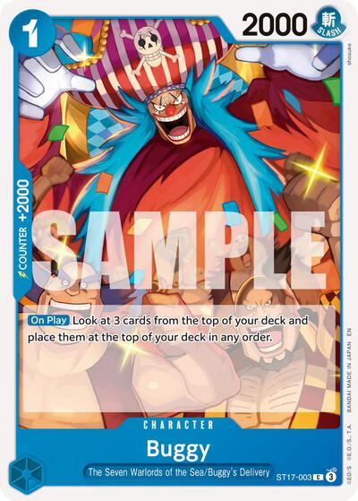 Buggy ST17 - 003 (Reprint) (Premium Booster - The Best - Vol. 2) Near Mint - Nick Nack's Full Frontal Attack
