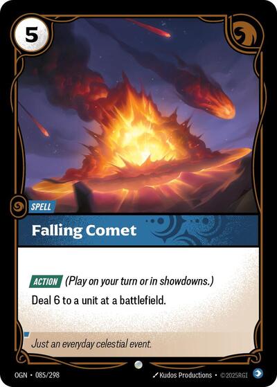 Falling Comet (Origins) Near Mint - Nick Nack's Full Frontal Attack