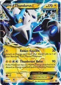 Thundurus EX (Team Plasma) - BW81 (Black and White Promos) Medium Play Holofoil - Nick Nack's Full Frontal Attack