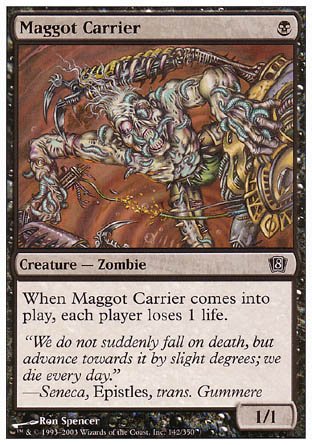 Maggot Carrier (8th Edition) Near Mint - Nick Nack's Full Frontal Attack