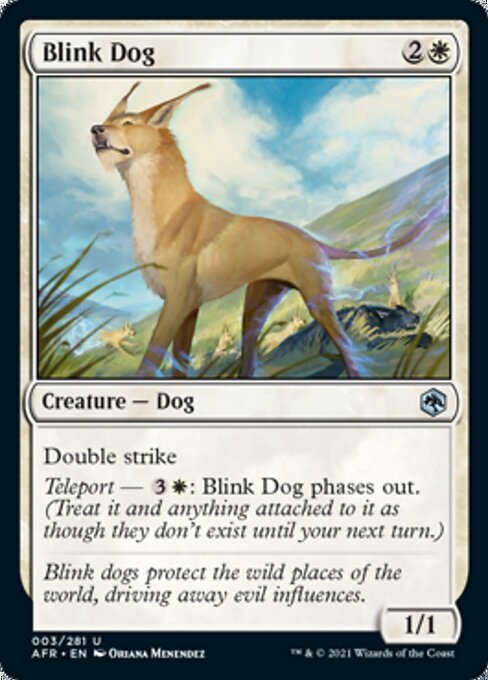 Blink Dog (Adventures in the Forgotten Realms) Near Mint - Nick Nack's Full Frontal Attack