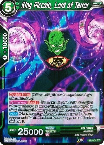 King Piccolo, Lord of Terror (Colossal Warfare) Near Mint - Nick Nack's Full Frontal Attack