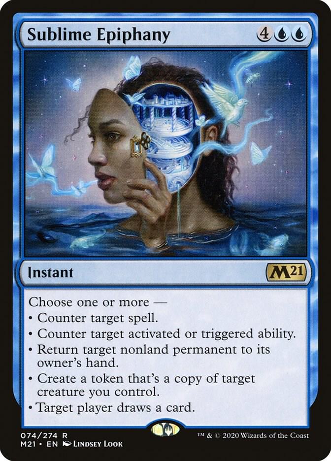 Sublime Epiphany (Magic 2021 Core Set) Light Play