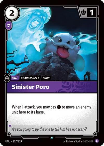 Sinister Poro (Unleashed) Near Mint