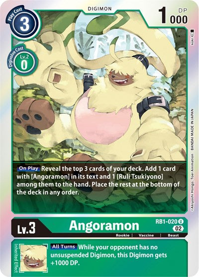 Angoramon (Resurgence Booster) Near Mint Foil