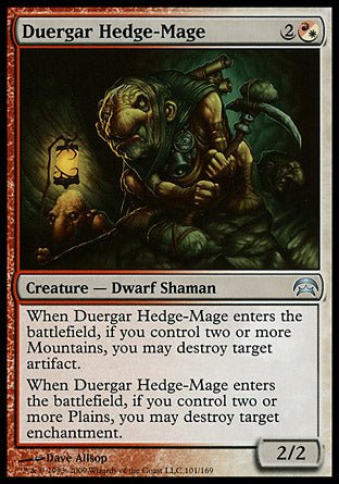 Duergar Hedge - Mage (Planechase) Near Mint - Nick Nack's Full Frontal Attack